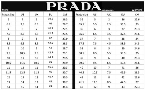 prada measurements for women